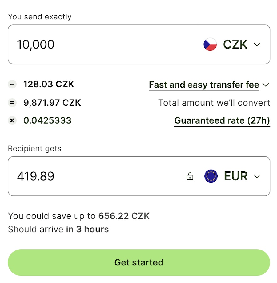 Nejv hodn j P evod CZK Na EUR Z Korunov ho Na Eurov et